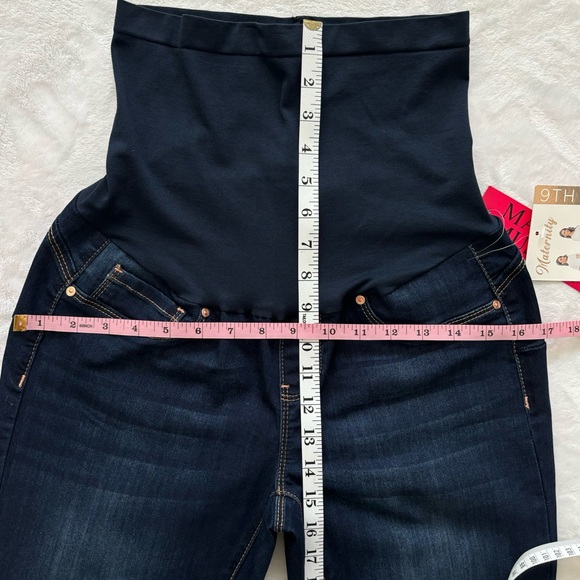 9TH & MAIN Maternity Skinny Stretch Jeans--M - Picture 11 of 12